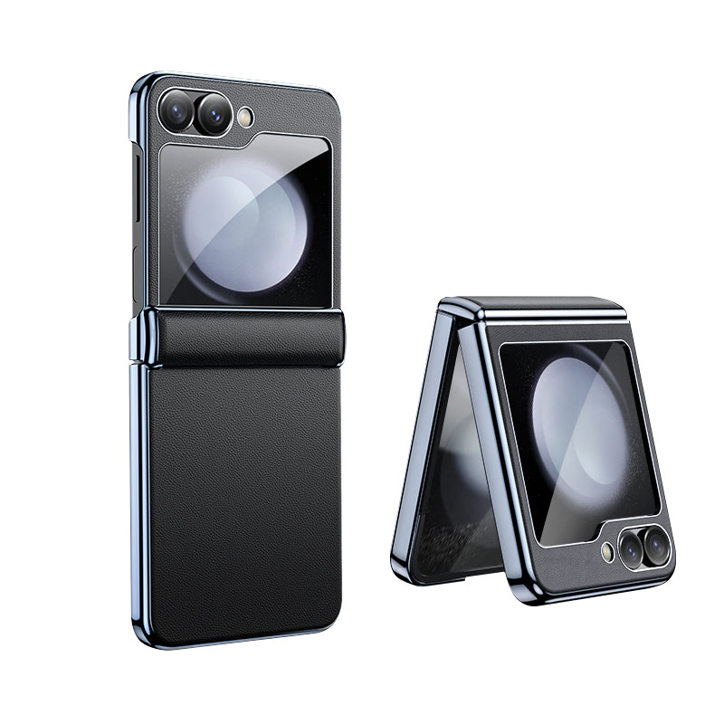 Samsung Flip Series Solid color faux leather-Full Protection