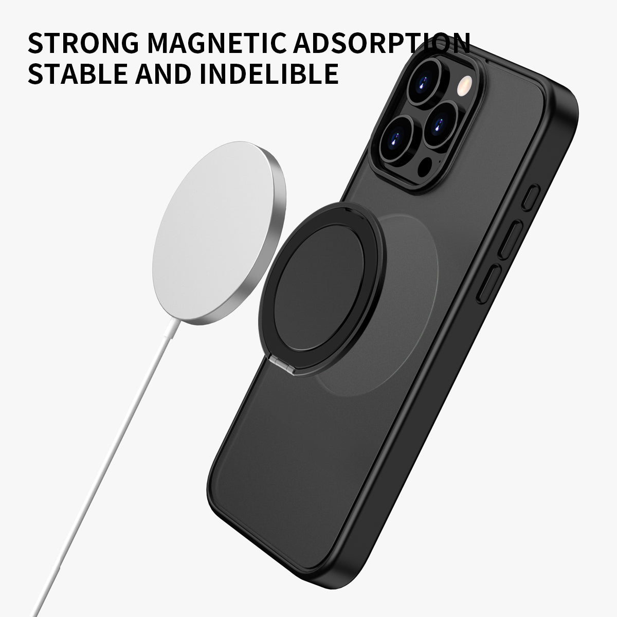 Ghost Case with Rotation Bracket MagSafe