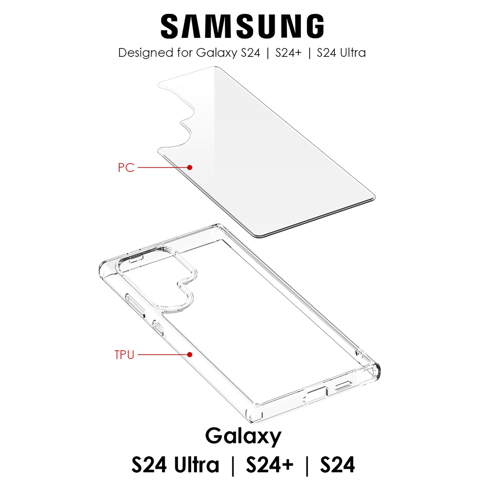 Kingdom Crystal Case for Samsung S24 series