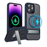 Matte Black Magnetic Kickstand Case