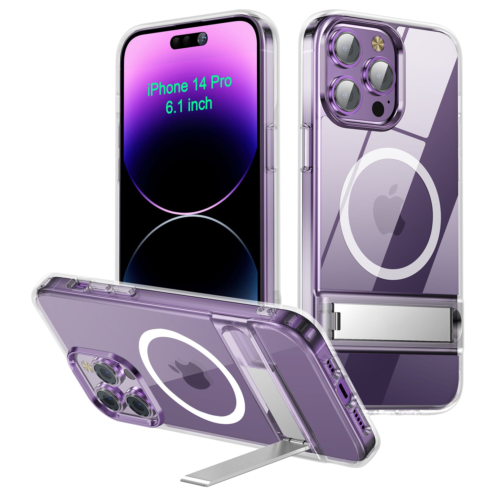 Crystal Magnetic Kickstand Case