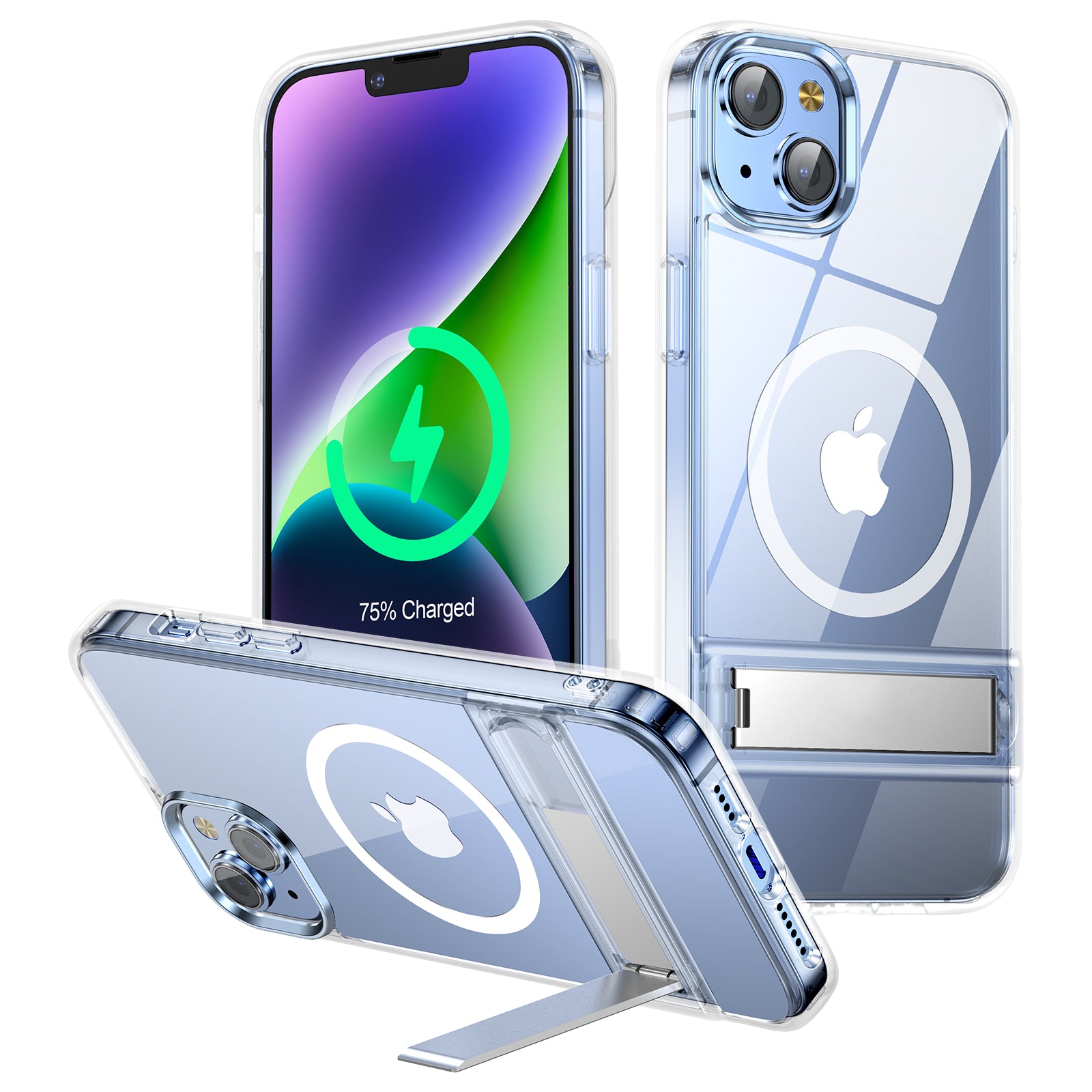Crystal Magnetic Kickstand Case