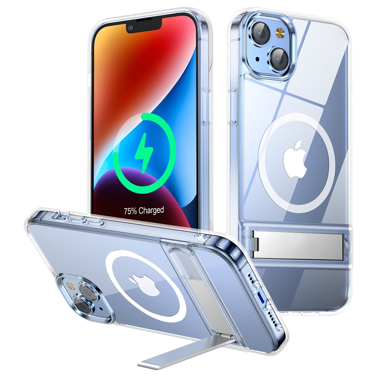 Crystal Magnetic Kickstand Case