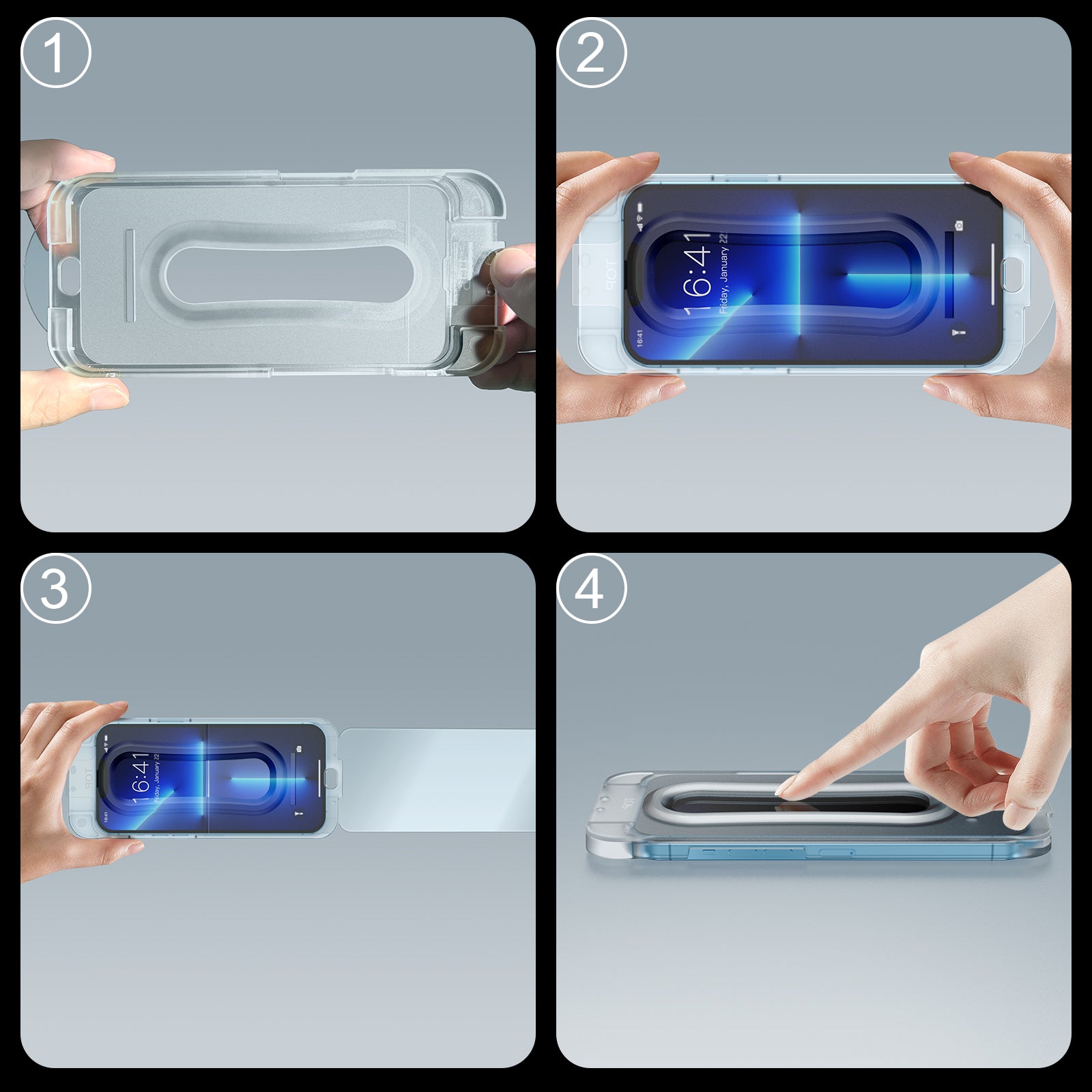 Screen Protector for with 2 in1 Installation Kit, 3D Edge to Edge Full Coverage