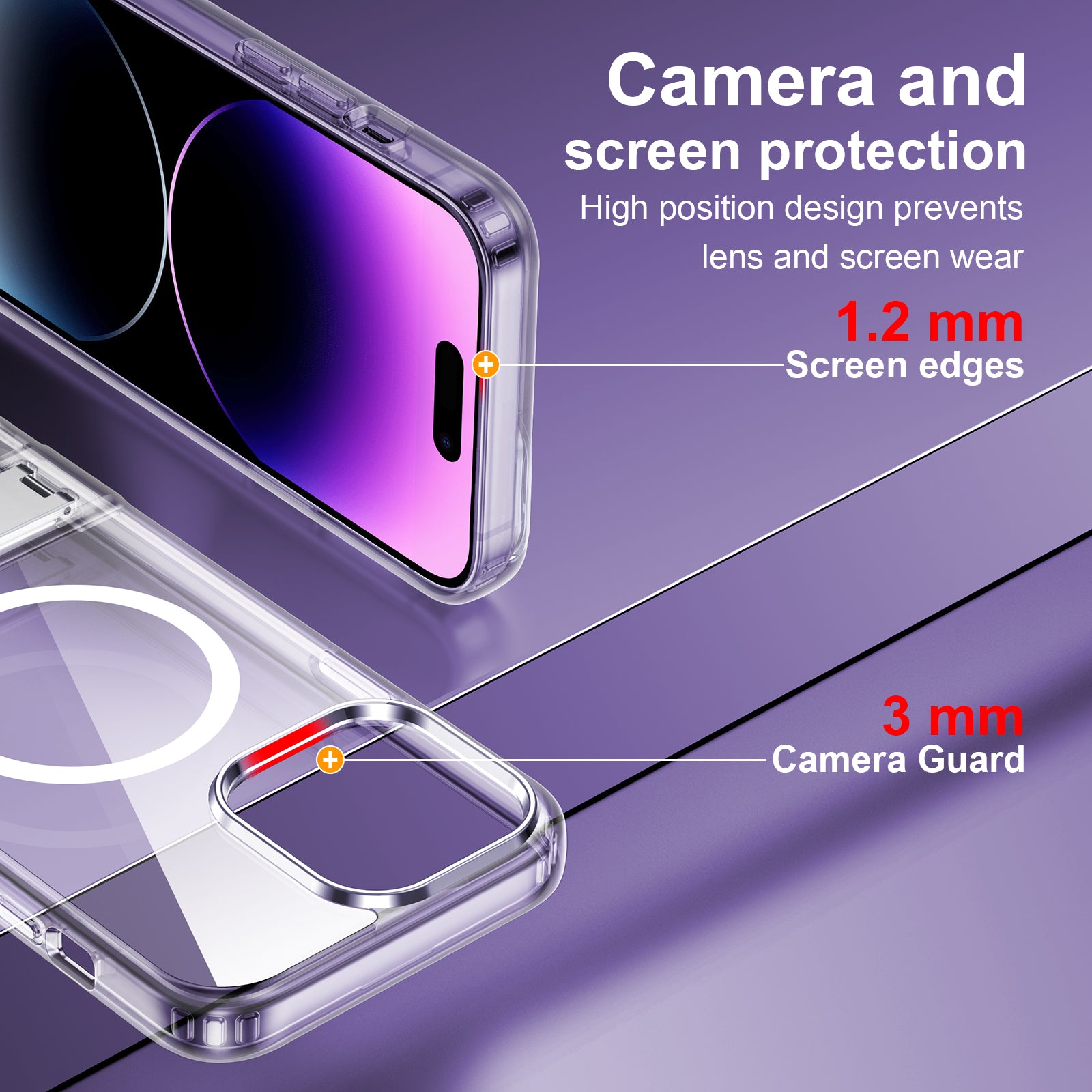 Crystal Magnetic Kickstand Case