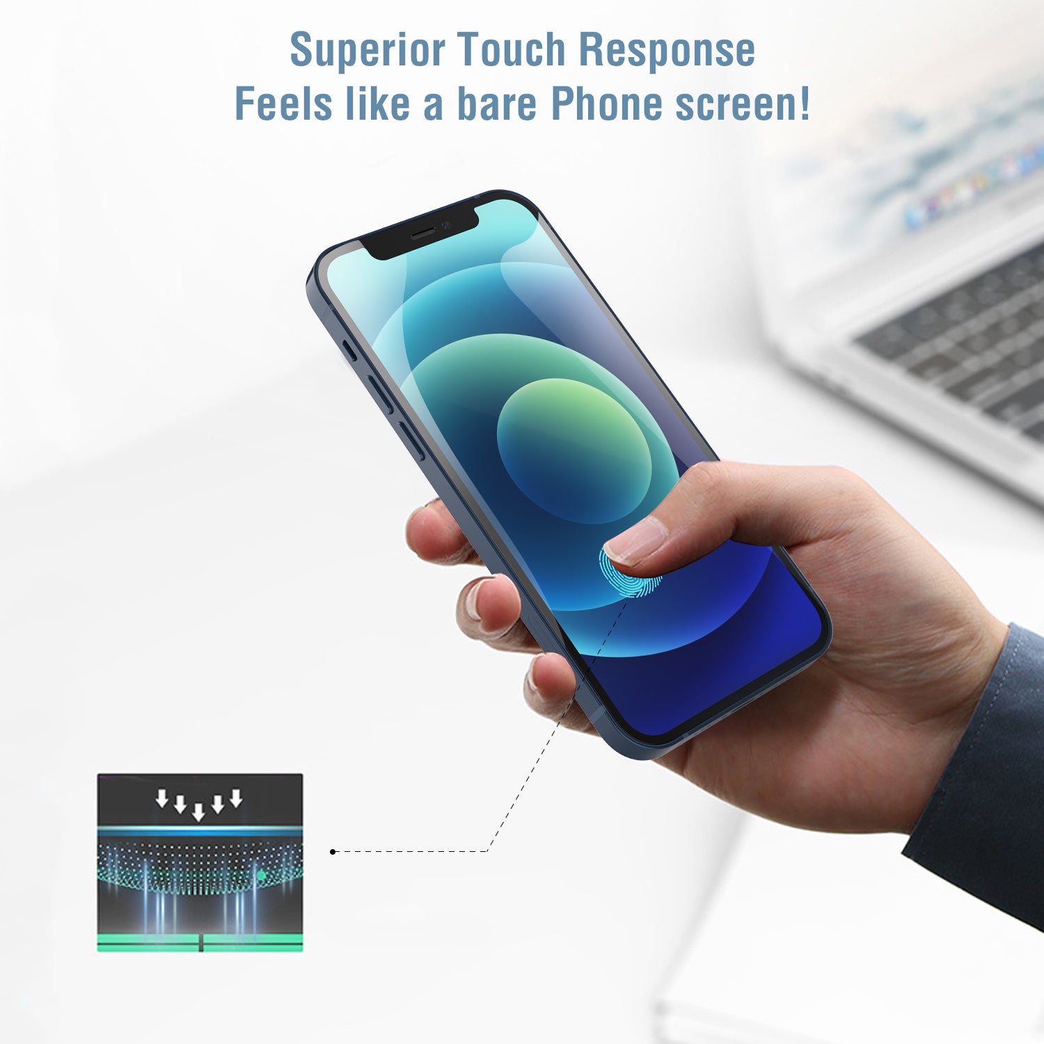Tempered Glass Screen Protector For iPhone Full Series