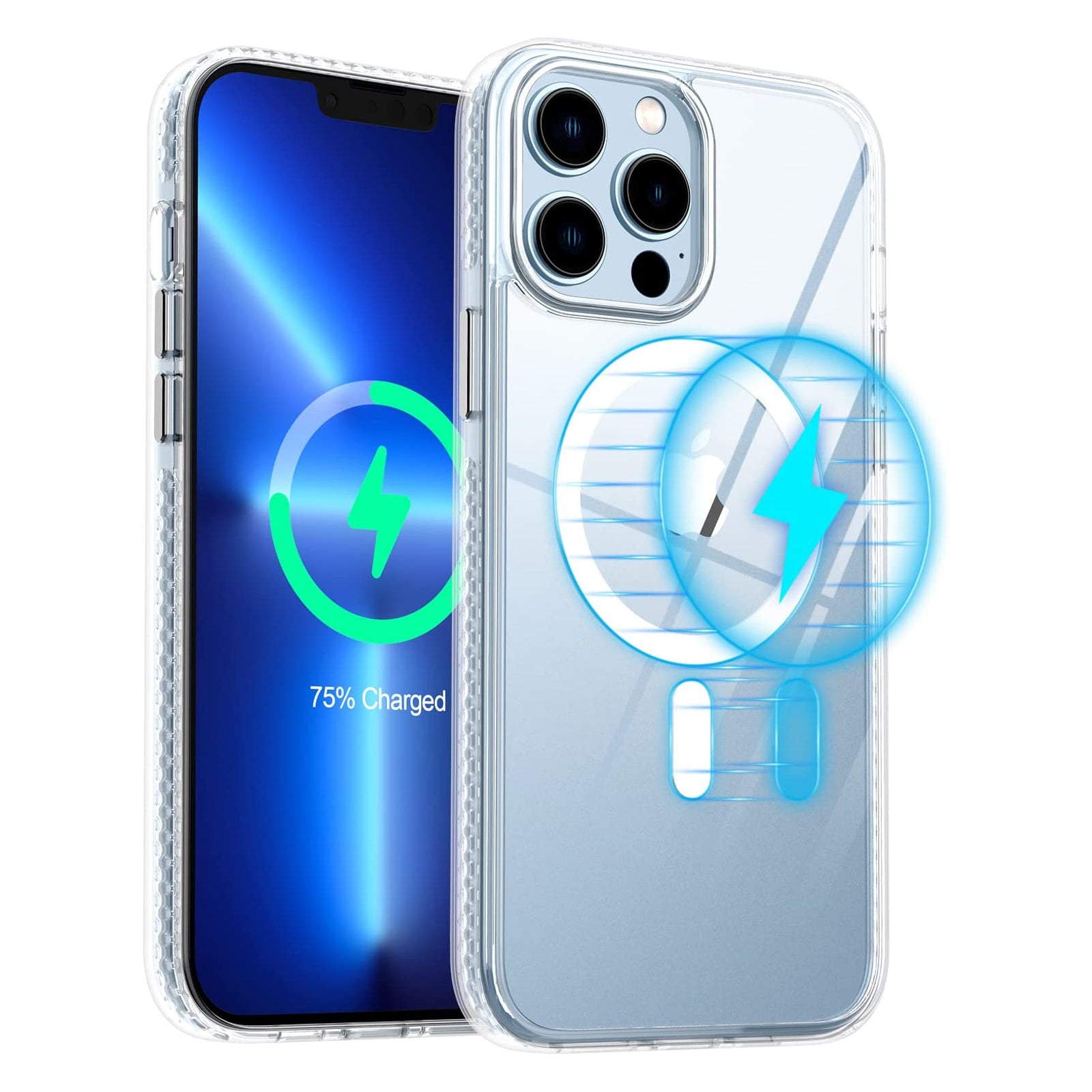 Magnetic Clear MagSafe Case with tail