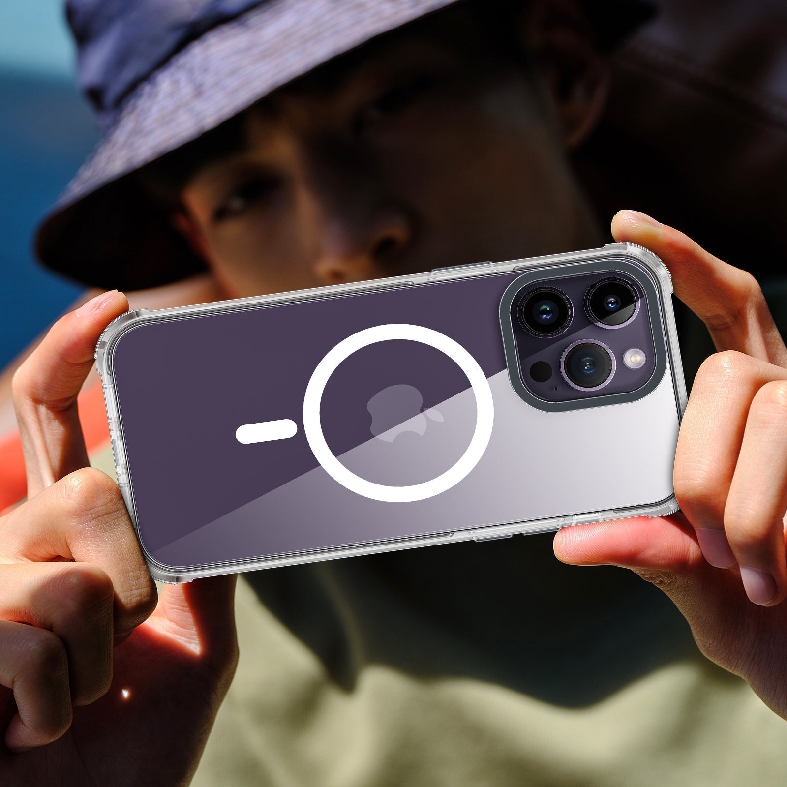 UV Printing 10 Eyes Crystal & Black TPE Bumper Case