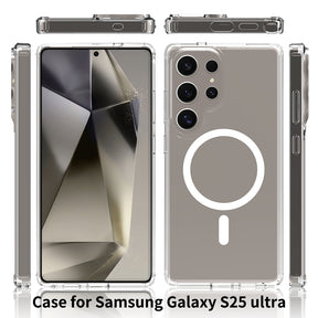 Samsung S Series Clear Case with Megnet