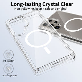 Samsung S Series Clear Case with Megnet